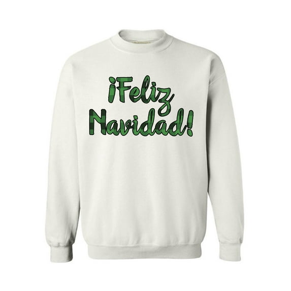 Awkward Styles Xmas Sweatshirt Christmas Plaid Feliz Navidad Sweater