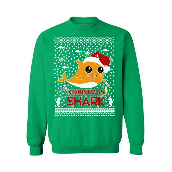 Awkward Styles Xmas Sweatshirt Christmas Smiling Shark Sweater