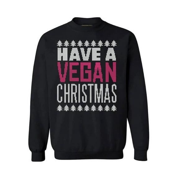 Awkward Styles Xmas Sweatshirt Have A Vegan Christmas Sweater