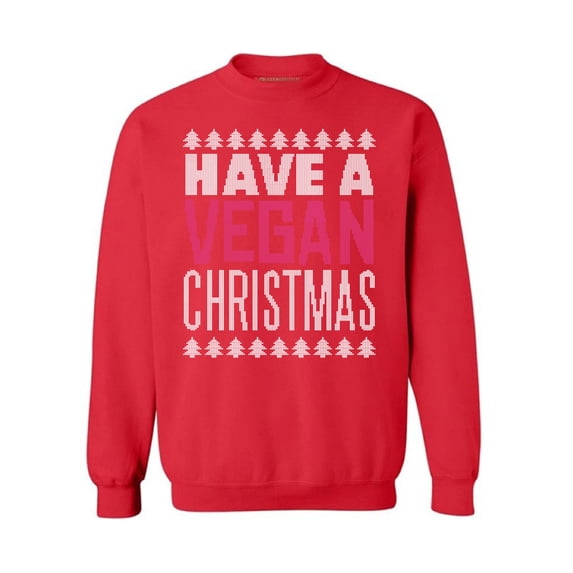 Awkward Styles Xmas Sweatshirt Have A Vegan Christmas Sweater