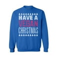 thumbnail image 1 of Awkward Styles Xmas Sweatshirt Have A Vegan Christmas Sweater, 1 of 5