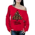 thumbnail image 1 of Awkward Styles Xmas Sweatshirt Off Shoulder Cat Christmas Sweater, 1 of 4