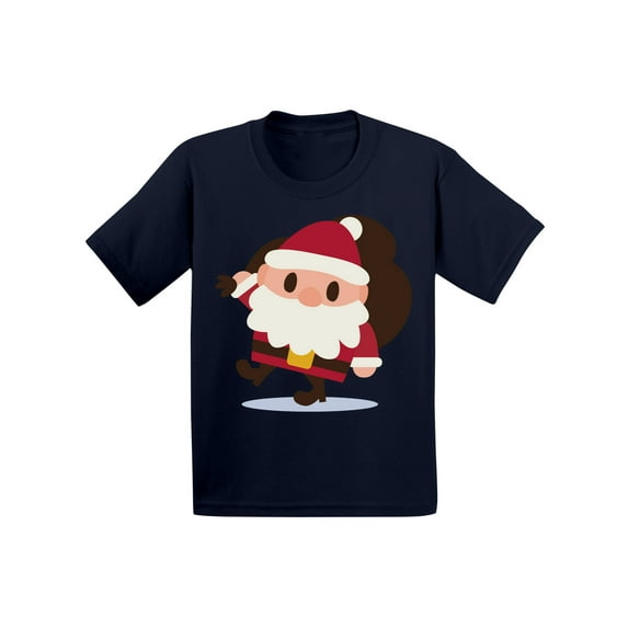 Awkward Styles Xmas T-Shirt for Baby Boys Girls Christmas Cartoon Santa Baby Shirt