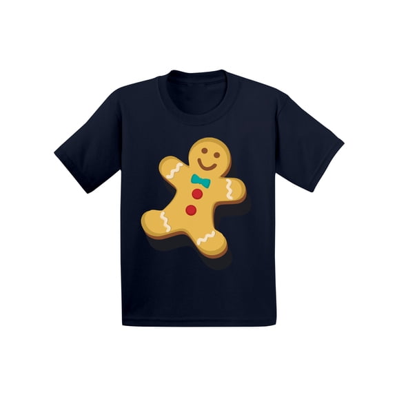 Awkward Styles Xmas T-Shirt for Baby Boys Girls Christmas Gingerbread Baby Shirt