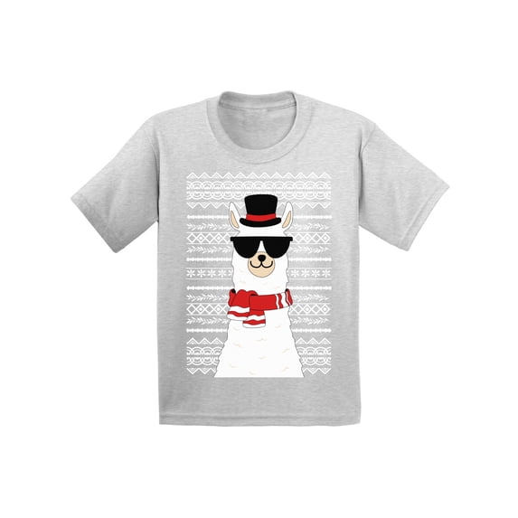 Awkward Styles Xmas T-Shirt for Baby Boys Girls Christmas Llama Baby Shirt