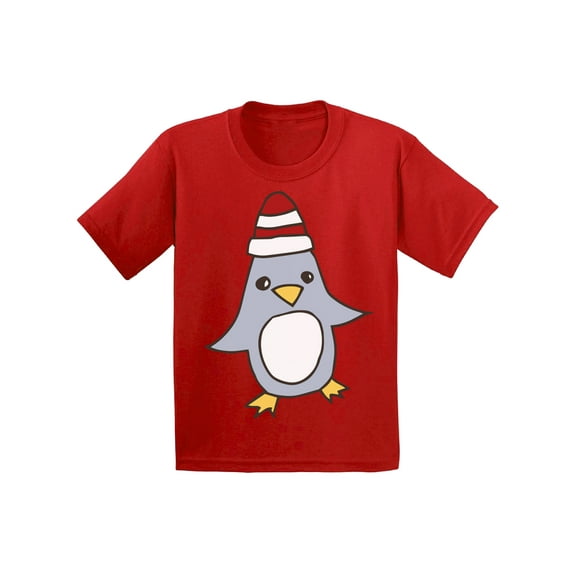 Awkward Styles Xmas T-Shirt for Baby Boys Girls Christmas Penguin Cartoon Baby Shirt