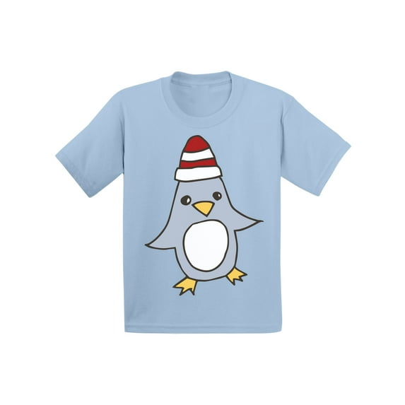 Awkward Styles Xmas T-Shirt for Baby Boys Girls Christmas Penguin Cartoon Baby Shirt
