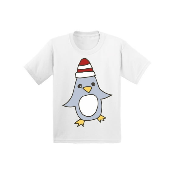 Awkward Styles Xmas T-Shirt for Baby Boys Girls Christmas Penguin Cartoon Baby Shirt