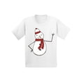 thumbnail image 1 of Awkward Styles Xmas T-Shirt for Baby Boys Girls Christmas Snowman Sketch Baby Shirt, 1 of 4
