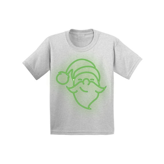 Awkward Styles Xmas T-Shirt for Baby Boys Girls Neon Christmas Santa Baby Shirt