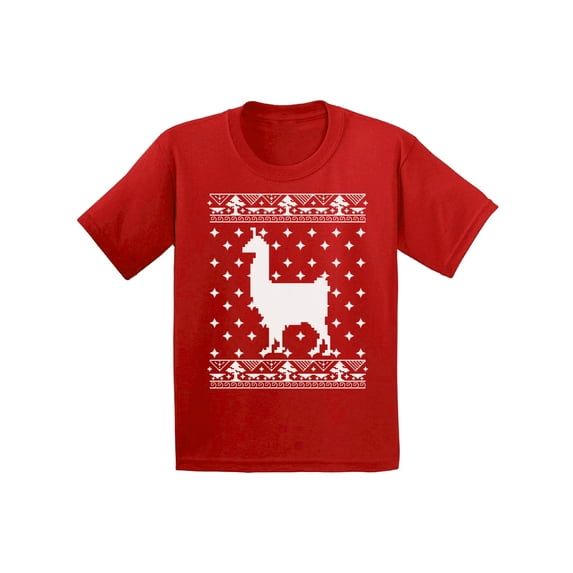 Awkward Styles Xmas T-Shirt for Baby Girls Boys Christmas Llama Baby Shirt