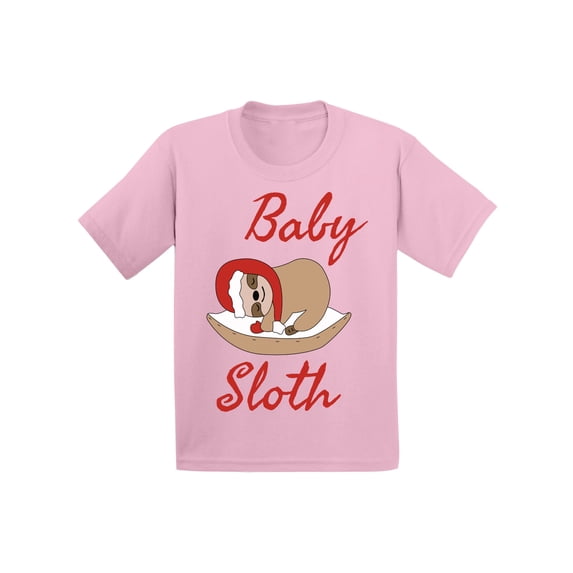 Awkward Styles Xmas T-Shirt for Baby Girls Boys Little Christmas Sloth Baby Shirt