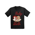 thumbnail image 1 of Awkward Styles Xmas T-Shirt for Baby Girls Boys Little Christmas Sloth Baby Shirt, 1 of 4