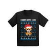 thumbnail image 1 of Awkward Styles Xmas T-Shirt for Baby Girls Boys Merry Christmas Kittymas Baby Shirt, 1 of 4
