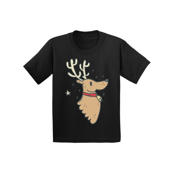 Awkward Styles Xmas T-Shirt for Boys Girls Christmas Doodles Kids T Shirts