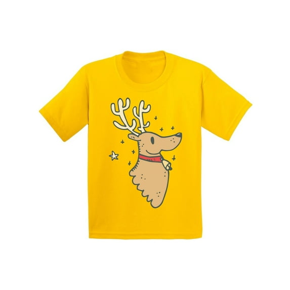 Awkward Styles Xmas T-Shirt for Boys Girls Christmas Doodles Kids T Shirts