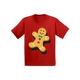 thumbnail image 1 of Awkward Styles Xmas T-Shirt for Boys Girls Christmas Gingerbread Toddler Shirt, 1 of 4