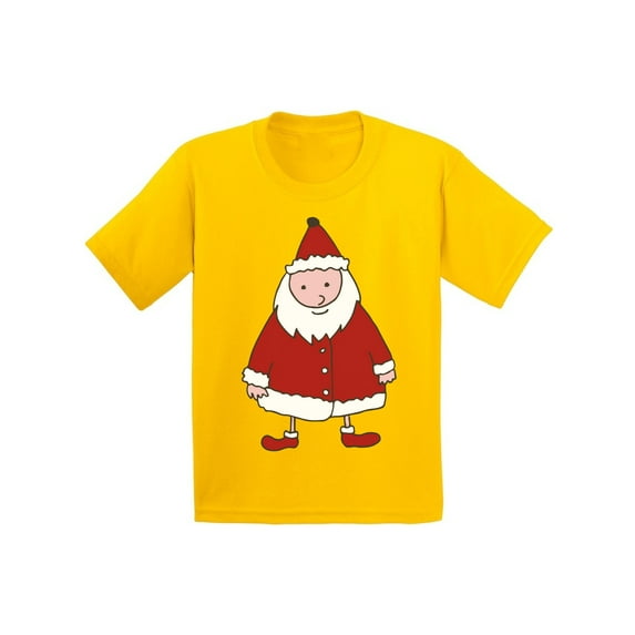 Awkward Styles Xmas T-Shirt for Boys Girls Christmas Santa Claus Kids T Shirts
