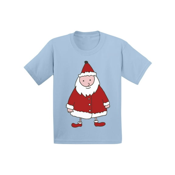 Awkward Styles Xmas T-Shirt for Boys Girls Christmas Santa Claus Toddler Shirt