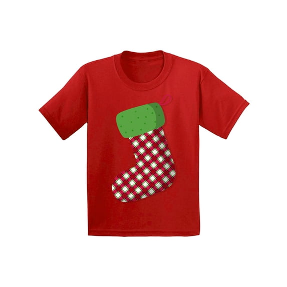Awkward Styles Xmas T-Shirt for Boys Girls Funny Christmas Stocking Toddler Shirt