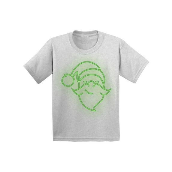 Awkward Styles Xmas T-Shirt for Boys Girls Neon Christmas Santa Kids T Shirts