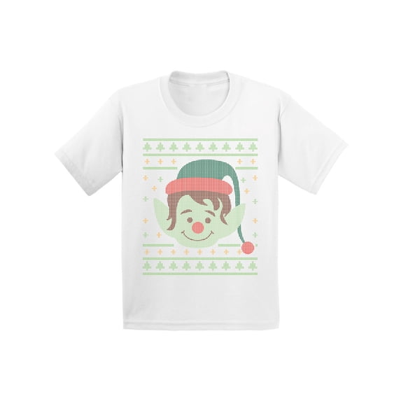 Awkward Styles Xmas T-Shirt for Boys Girls Neon Christmas Santa Toddler Shirt