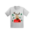 thumbnail image 1 of Awkward Styles Xmas T-Shirt for Girls Boys Adorable Christmas Deer Toddler Shirt, 1 of 4