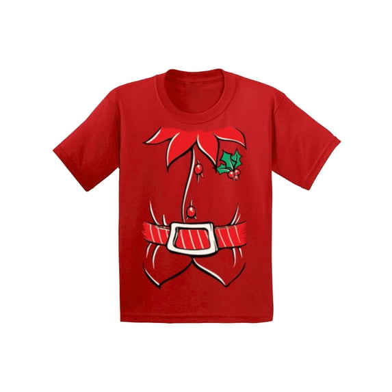 Awkward Styles Xmas T-Shirt for Girls Boys Adorable Christmas Elf Suit Toddler Shirt