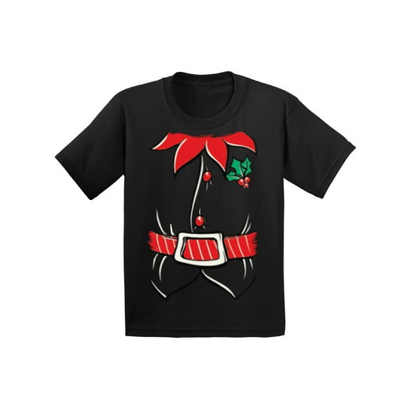 Awkward Styles Xmas T-Shirt for Girls Boys Adorable Christmas Elf Suit Toddler Shirt