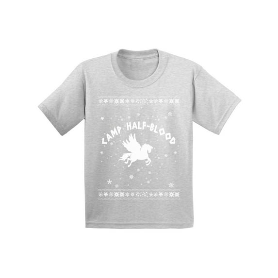 Awkward Styles Xmas T-Shirt for Girls Boys Christmas Camp Half-Blood Toddler Shirt