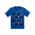 thumbnail image 1 of Awkward Styles Xmas T-Shirt for Girls Boys Dogs Christmas Pattern Toddler Shirt, 1 of 4