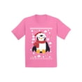 thumbnail image 1 of Awkward Styles Xmas T-Shirt for Girls Boys Penguin Christmas Pattern Kids T Shirts, 1 of 4