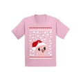 thumbnail image 1 of Awkward Styles Xmas T-Shirt for Girls Boys Pig Christmas Pattern Toddler Shirt, 1 of 4