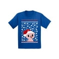 thumbnail image 1 of Awkward Styles Xmas T-Shirt for Girls Boys Pig Christmas Pattern Toddler Shirt, 1 of 4