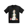 thumbnail image 1 of Awkward Styles Xmas T-Shirt for Girls Boys Rabbit Christmas Tree Kids T Shirts, 1 of 4