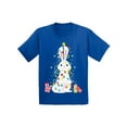 thumbnail image 1 of Awkward Styles Xmas T-Shirt for Girls Boys Rabbit Christmas Tree Toddler Shirt, 1 of 4