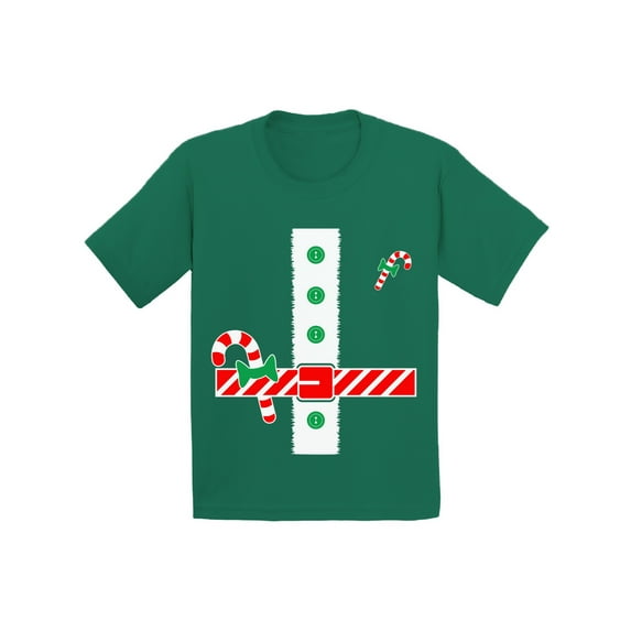 Awkward Styles Xmas T-Shirt for Girls Boys Santa Claus Christmas Sweets Toddler Shirt