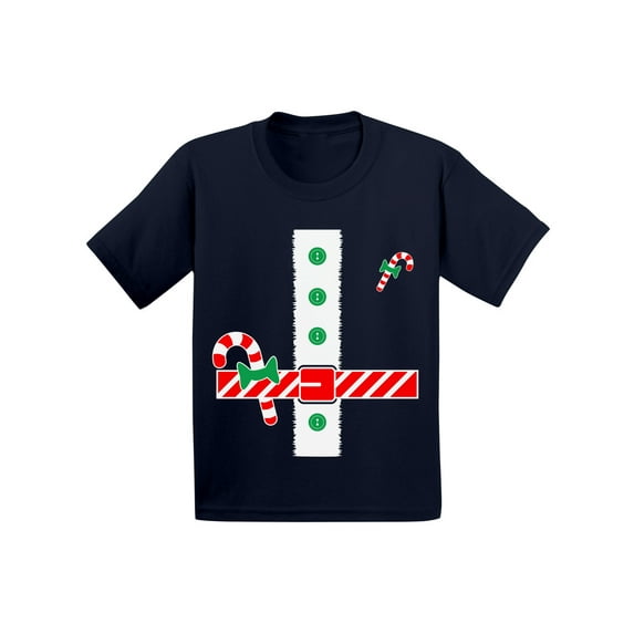 Awkward Styles Xmas T-Shirt for Girls Boys Santa Claus Christmas Sweets Toddler Shirt