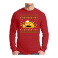 thumbnail image 1 of Awkward Styles Xmas Taco Christmas Sweater Long Sleeve T-Shirt for Men, 1 of 4