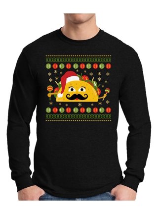 Taco Bell Black Merry Uniform Ugly Christmas Sweater Gift For Men