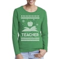 thumbnail image 1 of Awkward Styles Xmas Teacher Christmas Sweater Long Sleeve T-shirt For Women, 1 of 3
