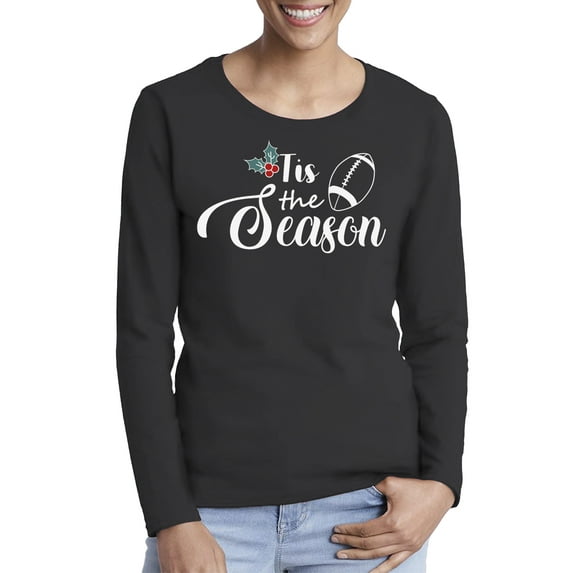 Awkward Styles Xmas Tis the Season Christmas Sweater Long Sleeve T-shirt For Women