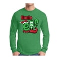 thumbnail image 1 of Awkward Styles Xmas Uncle Elf Christmas Sweater Long Sleeve T-shirt For Men, 1 of 4