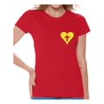 thumbnail image 1 of Awkward Styles Yellow Heart Cross Shirt for Women Christian Clothes for Ladies Following Jesus Womens T-Shirt Christian Gifts Jesus Shirts Jesus Cross Clothing Jesus T Shirt for Her Cross Ladies Shirt, 1 of 4