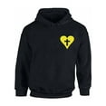thumbnail image 1 of Awkward Styles Yellow Heart Cross Unisex Hoodie Christian Hoodie for Him Jesus Collection Jesus Cross Hoodie for Women Jesus Sweater for Men Christian Cross Gifts Cross Unisex Outfit for Men and Women, 1 of 5