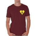 thumbnail image 1 of Awkward Styles Yellow Heart Shirt for Men Christian Mens Shirts Christian Cross Clothes for Men Jesus Christ is the Lord Christian Cross Birthday Gifts Jesus Shirts Jesus Clothing Cross Mens Shirt, 1 of 4