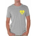 thumbnail image 1 of Awkward Styles Yellow Heart Shirt for Men Christian Mens Shirts Christian Cross Clothes for Men Jesus Christ is the Lord Christian Cross Birthday Gifts Jesus Shirts Jesus Clothing Cross Mens Shirt, 1 of 4