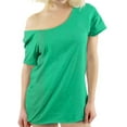 thumbnail image 1 of Awkward Styles Yoga Tops Activewear Workouts Off Shoulder Loose Yoga Shirts, 1 of 4