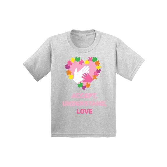 Awkward Styles Youth Autism Awareness T shirt Accept Understand Love Autism Shirt Autism Awareness T Shirt Autistic Pride Autism Puzzle Shirts for Kids Boys Autism Shirt Autism Gifts for Girls