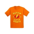 thumbnail image 1 of Awkward Styles Youth Autism Is My Super Power Graphic Youth Kids T-shirt Tops Autism Awareness, 1 of 4